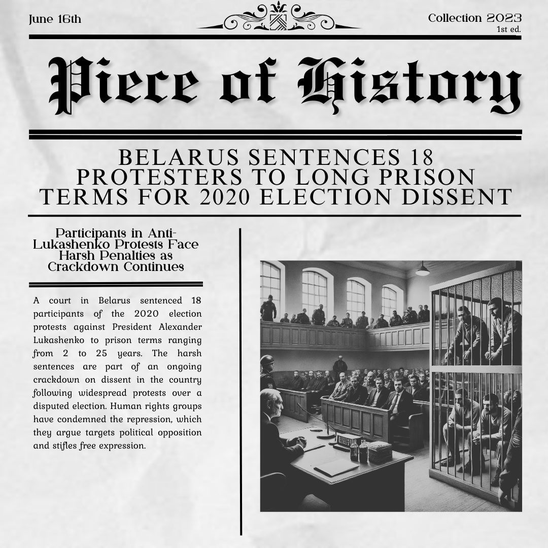 Piece of History collection 06/06/2023